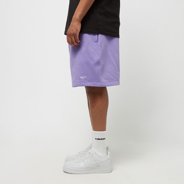 NIKE Solo Swoosh French Terry Short space purple/white