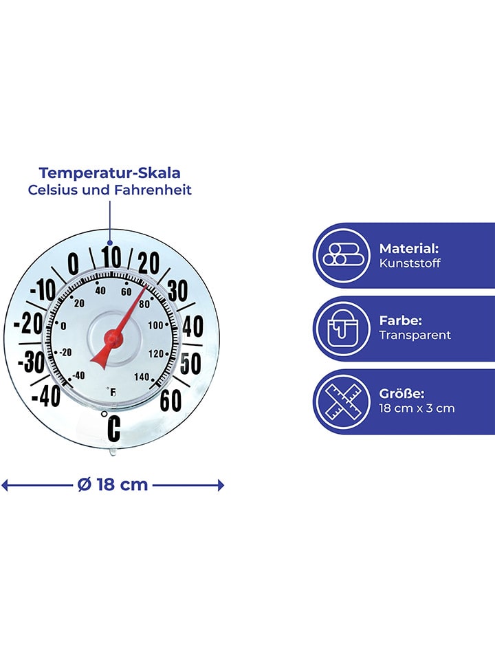 Wenko Außenthermometer - Ø 18 cm günstig kaufen onesize