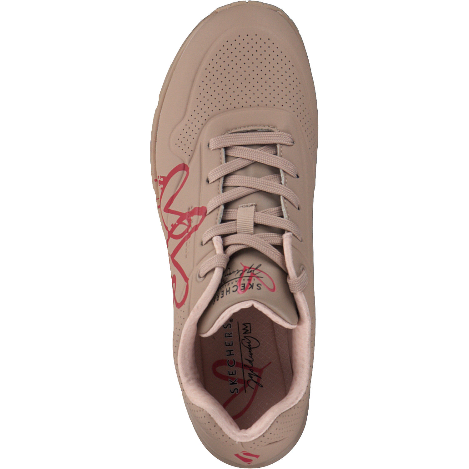 Skechers 177980, Schnürschuhe, Damen, natural/red