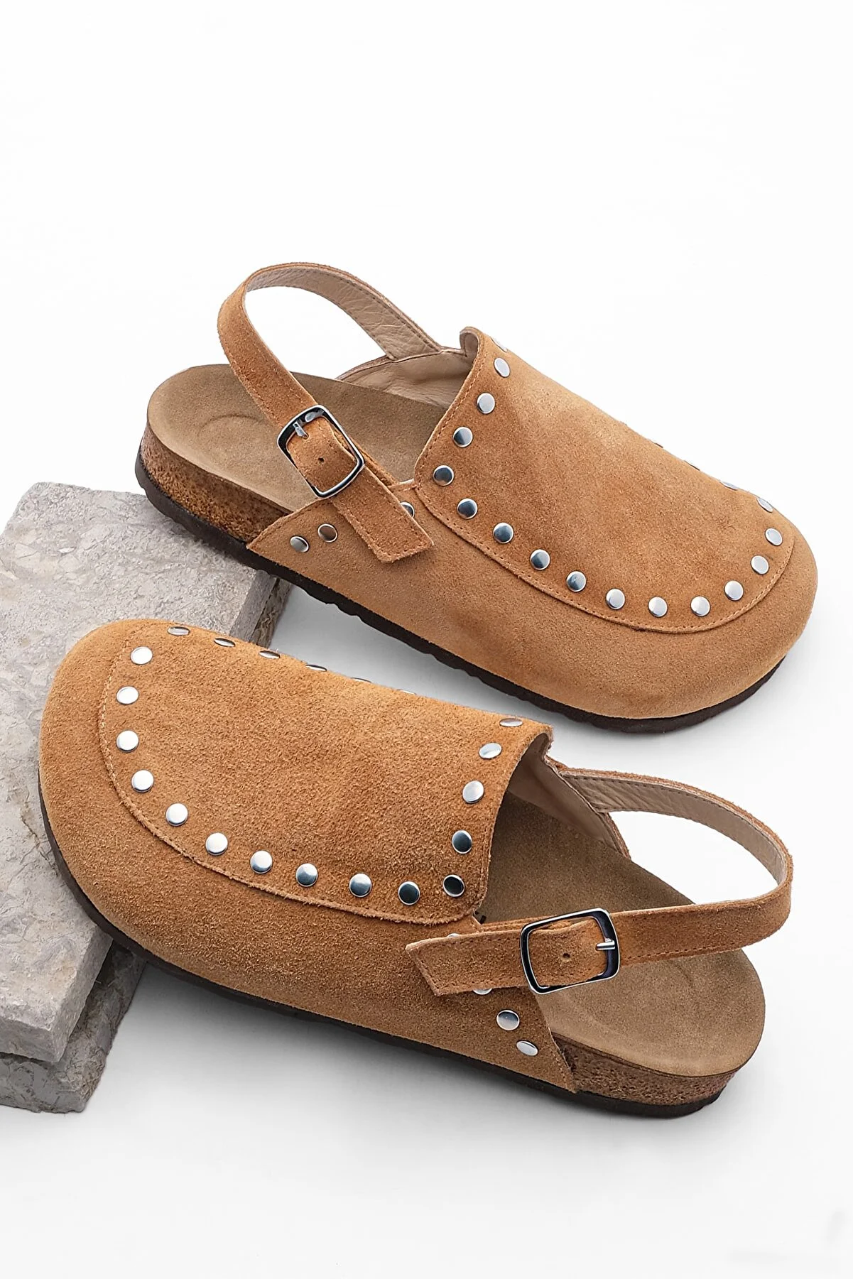 Marjin  Sandalette - Braun - Flacher Absatz