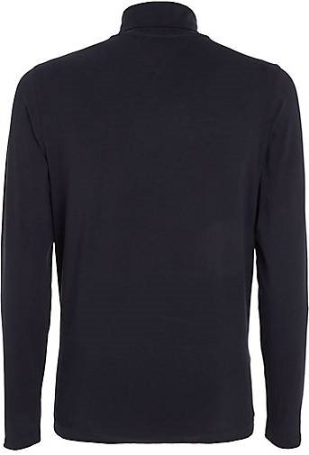 TOMMY HILFIGER Damen Rollkragenshirt TOMMY LOGO ROLL NECK LS TEE