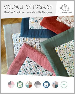 Krabbeldecke Krabbeldecke Babys 120x120 cm, Sand Savanne (Made in EU), ULLENBOOM ®, Dick gepolstert, Außenstoff 100% Baumwolle, in verschiedenen Größen