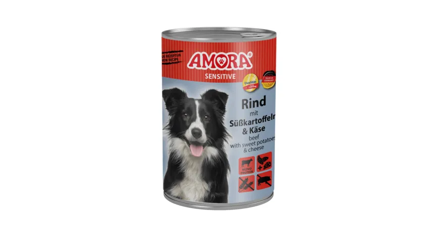 AMORA Dog Dose Sensitive Rind+Süßkartoffel 400g 400 g