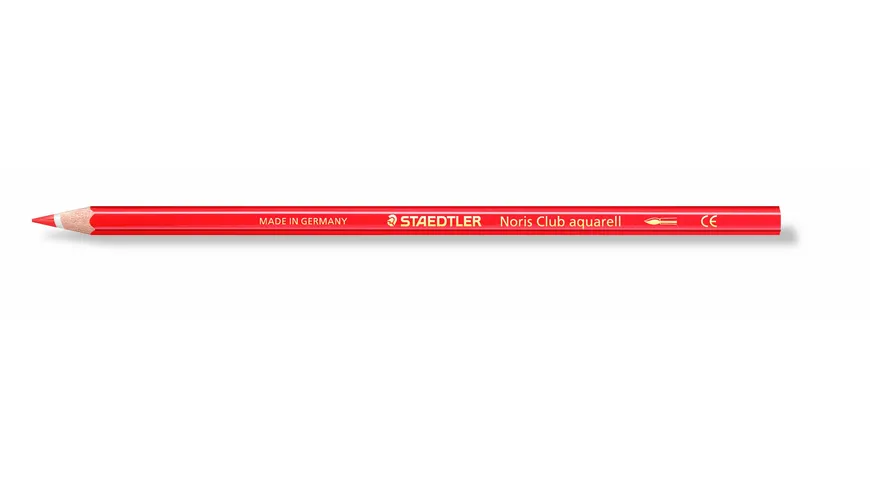 STAEDTLER Aquarellfarbstifte Noris Club 12er-Etui + Pinsel mehrfarbig