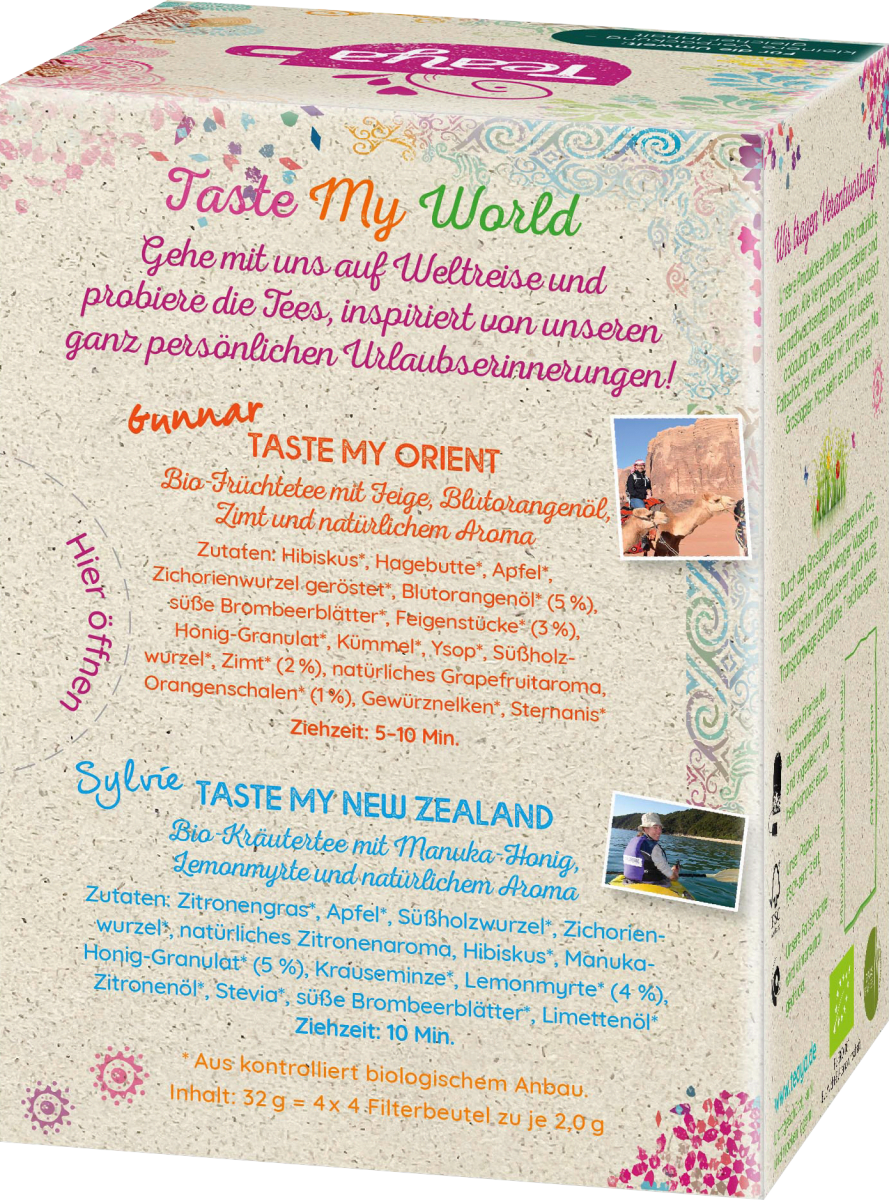 Teemischung \taste my world\