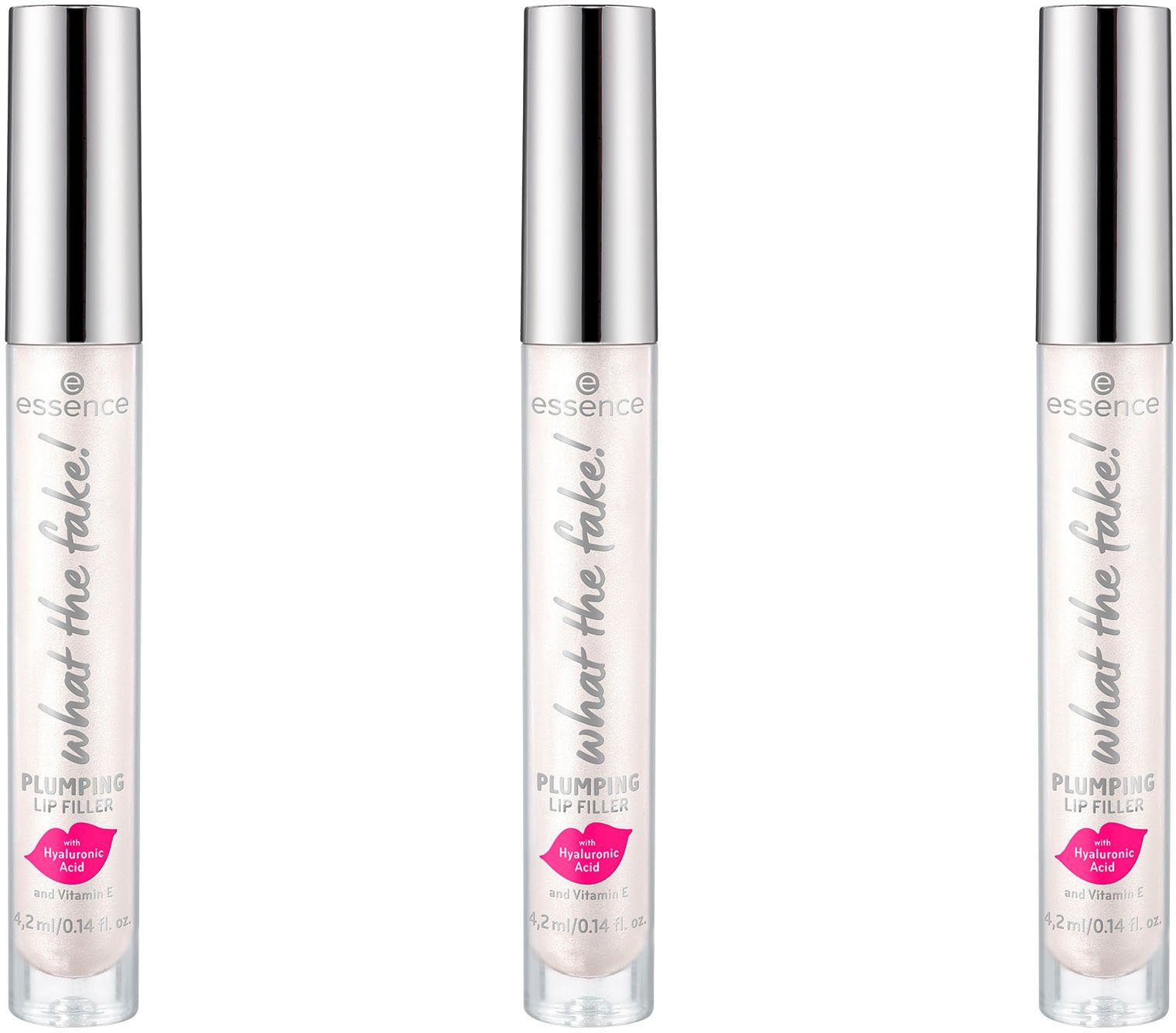 Essence Lipgloss what the fake! PLUMPING LIP FILLER, 3-tlg.