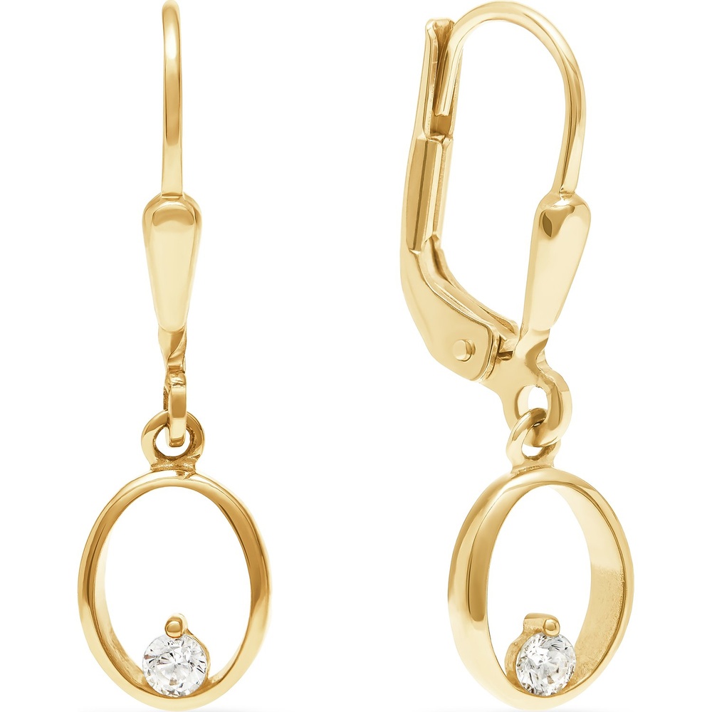 FAVS Boucles d'oreilles 375 Or jaune Boucles d'oreilles