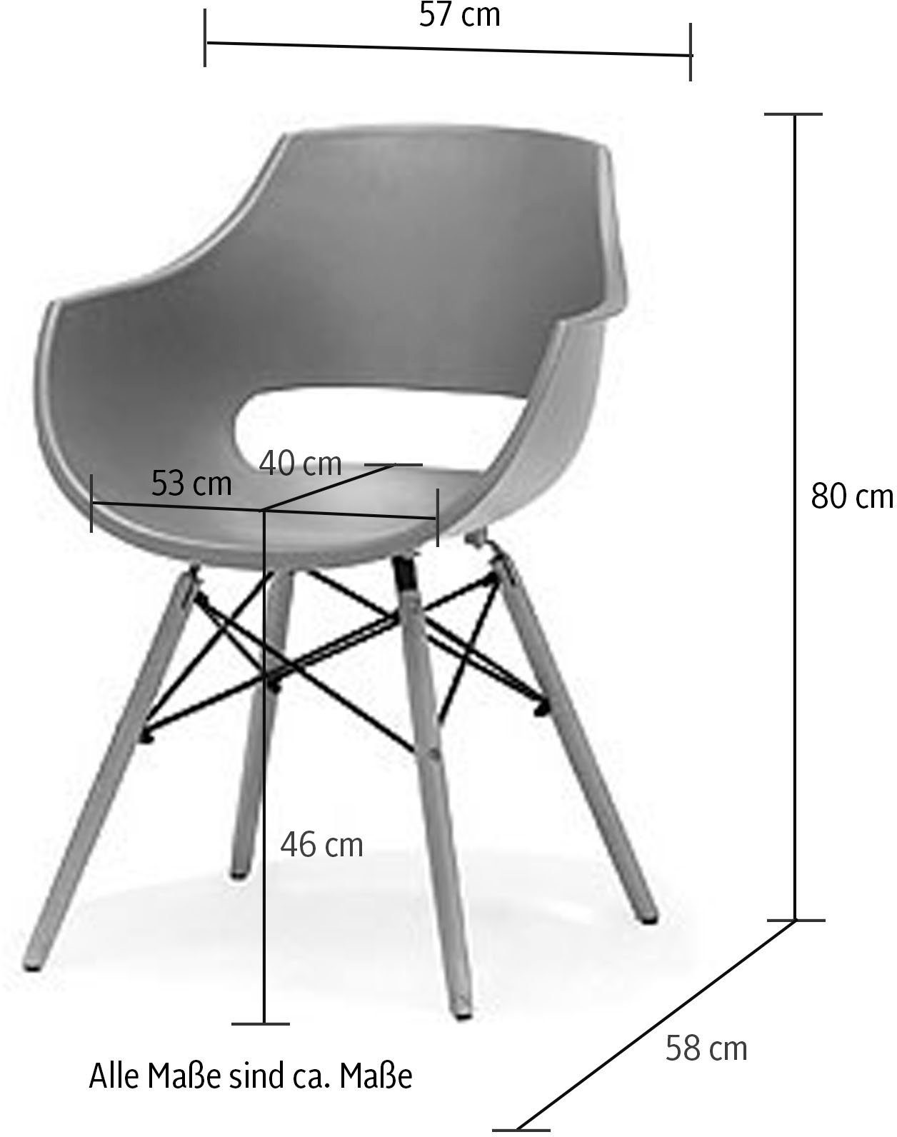 MCA furniture Esszimmerstuhl ROCKVILLE