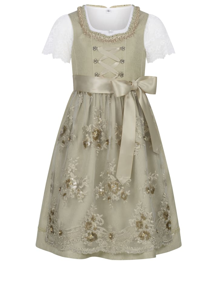 Nübler Kinderdirndl Gerhild in Kiwi günstig kaufen