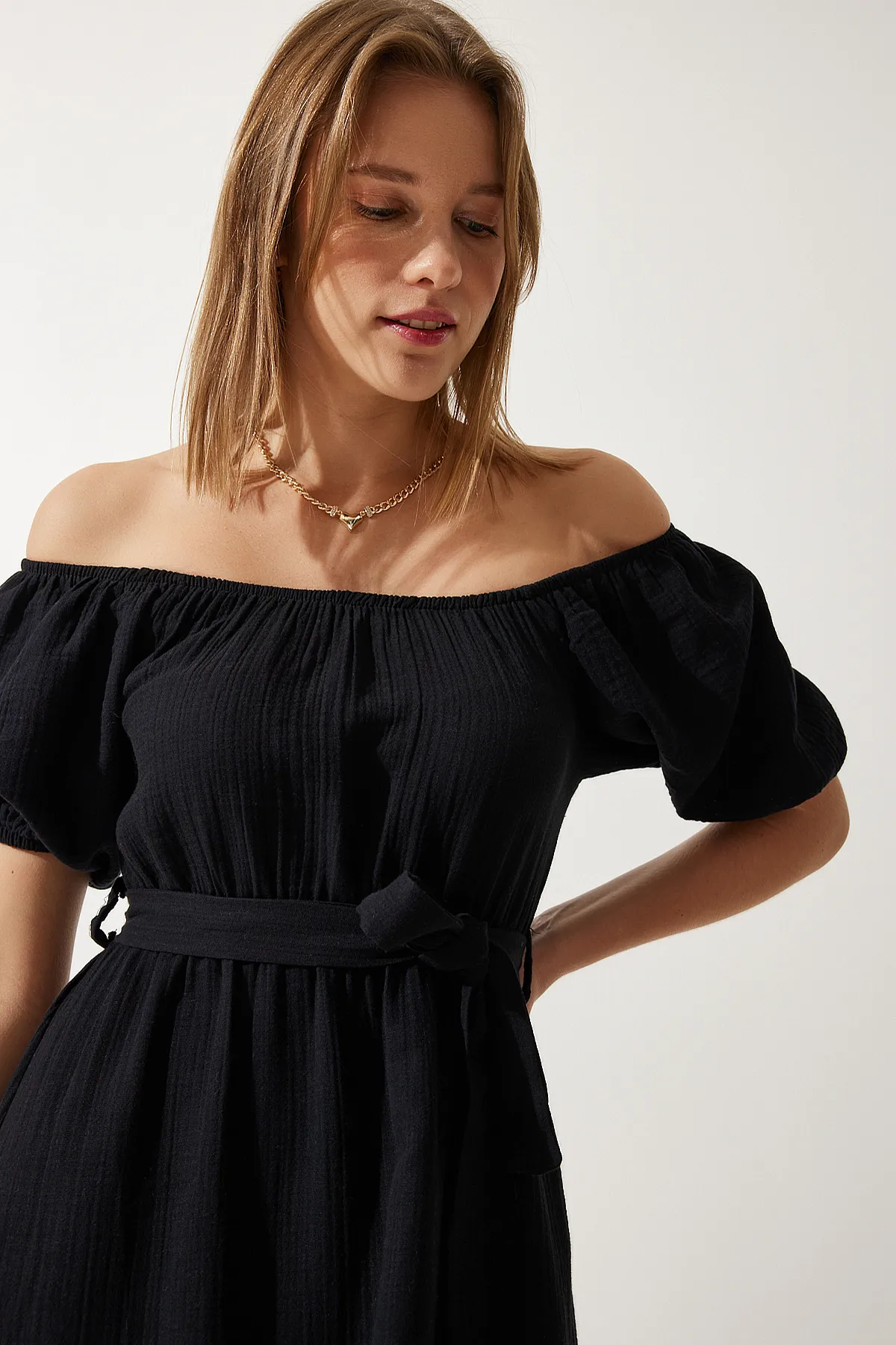 Happiness İstanbul  Kleid - Schwarz - A-Linie