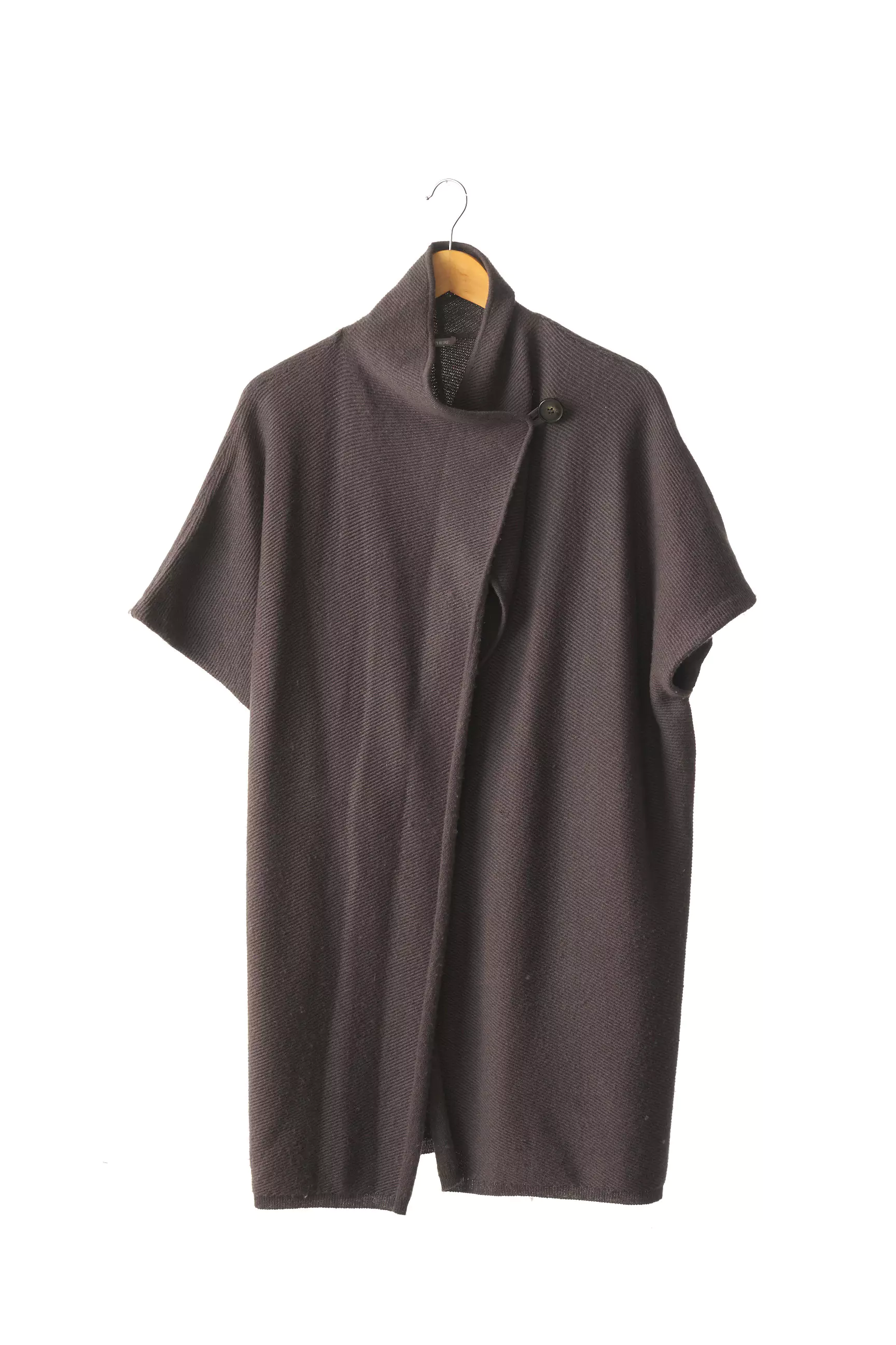 Hemisphere Gilets Manches Courtes Femme couleur marron