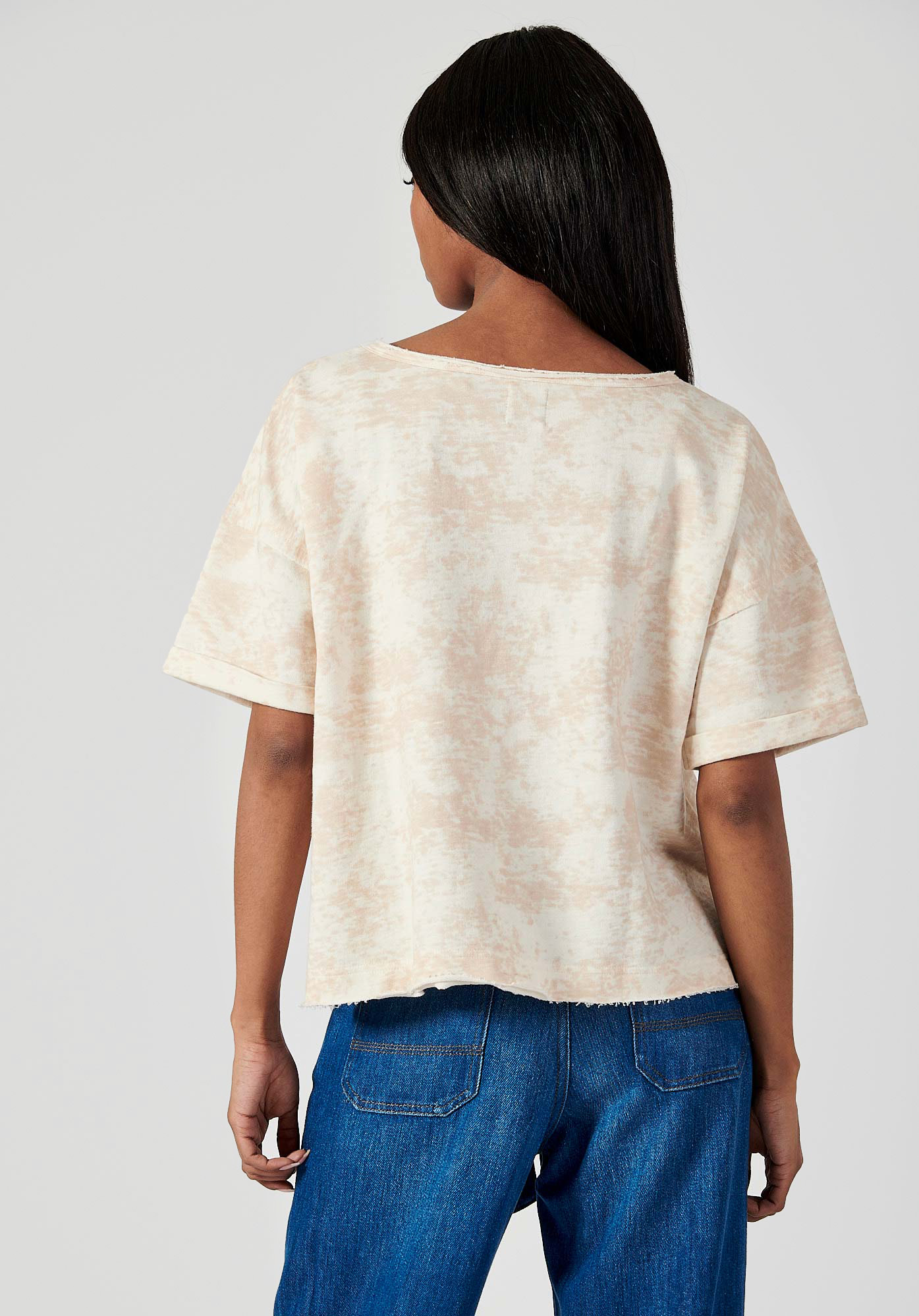 FONZI  T-shirt écru Femme 100% coton