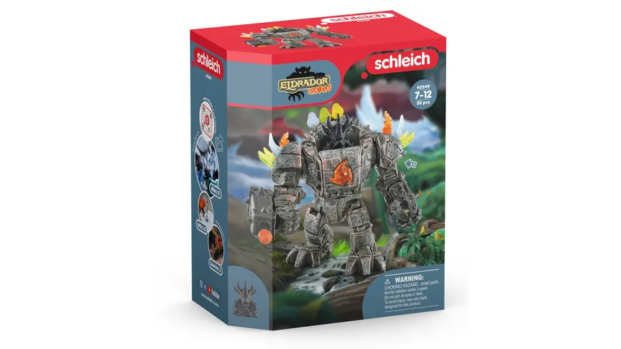 Schleich 42549 - Eldrador Creatures - Master-Roboter mit Mini Creature