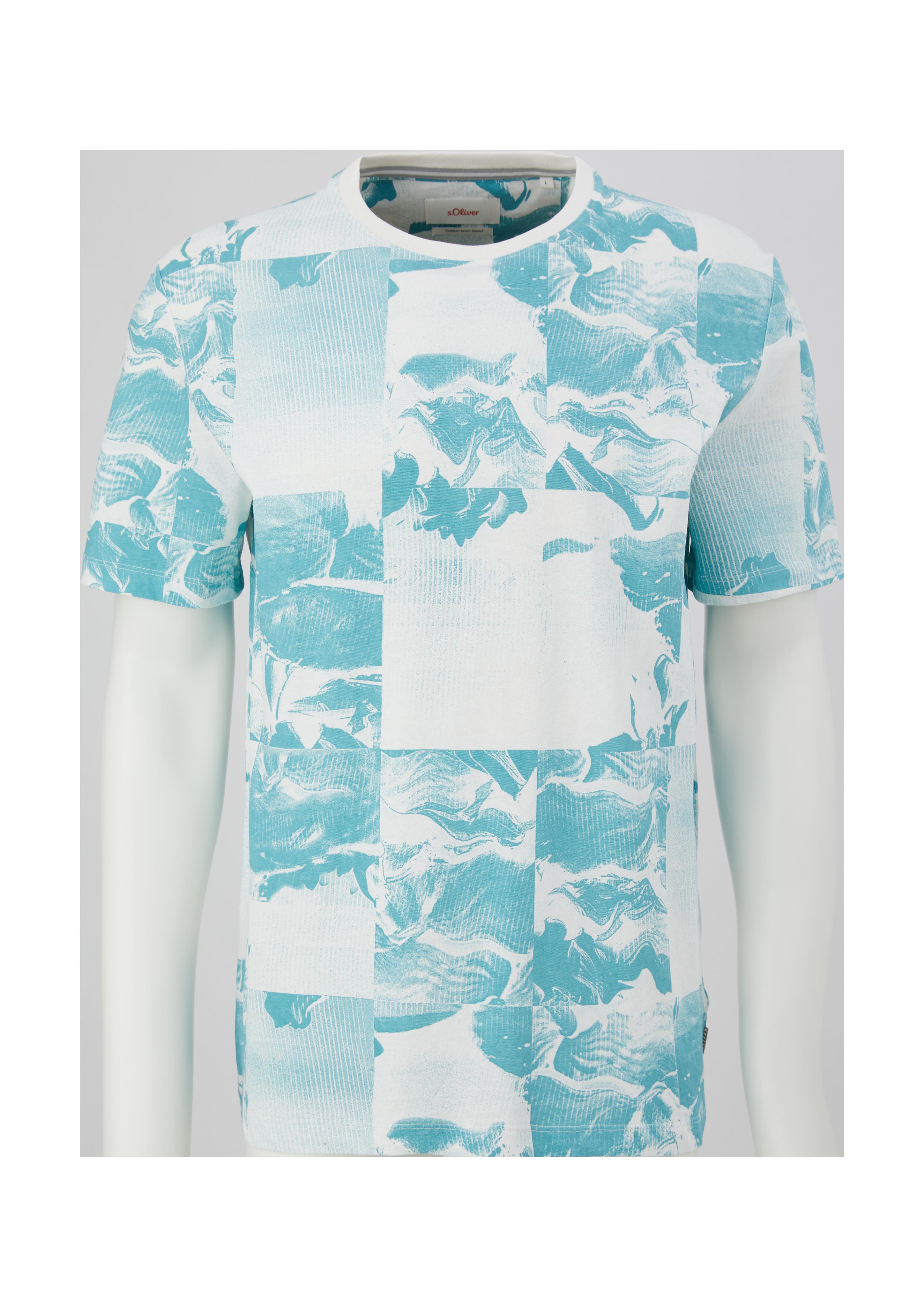 T-Shirt mit Alloverprint  2129839-01A9