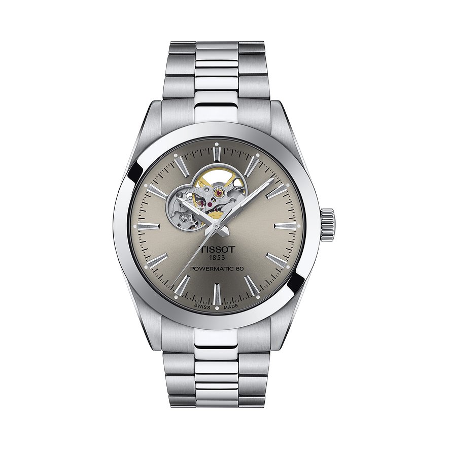 Tissot Herrenuhr Gentleman Powermatic 80 Open Heart