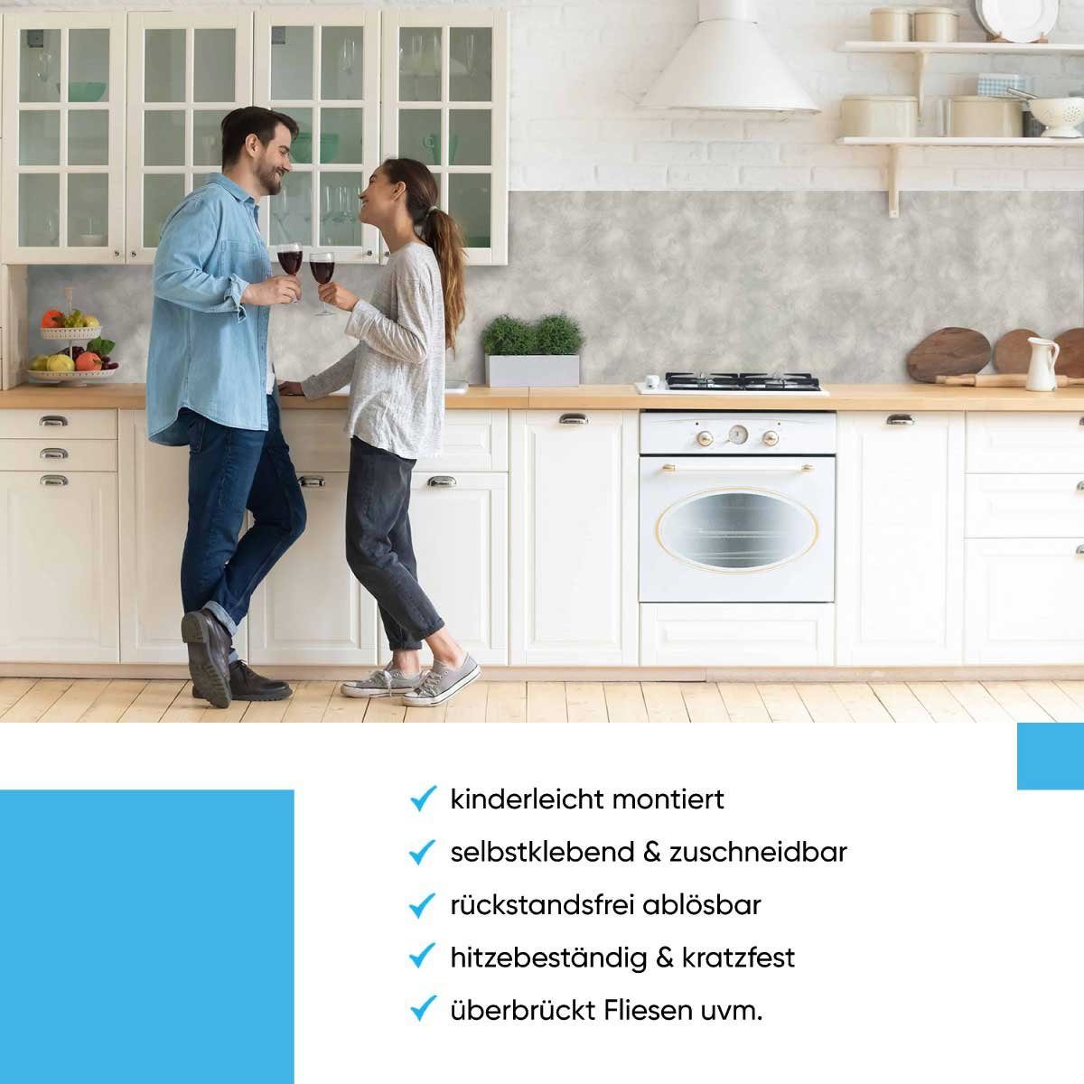 danario Küchenrückwand danario Küchenrückwand selbstklebend - 3D-Optik - Spritzschutz Küche
