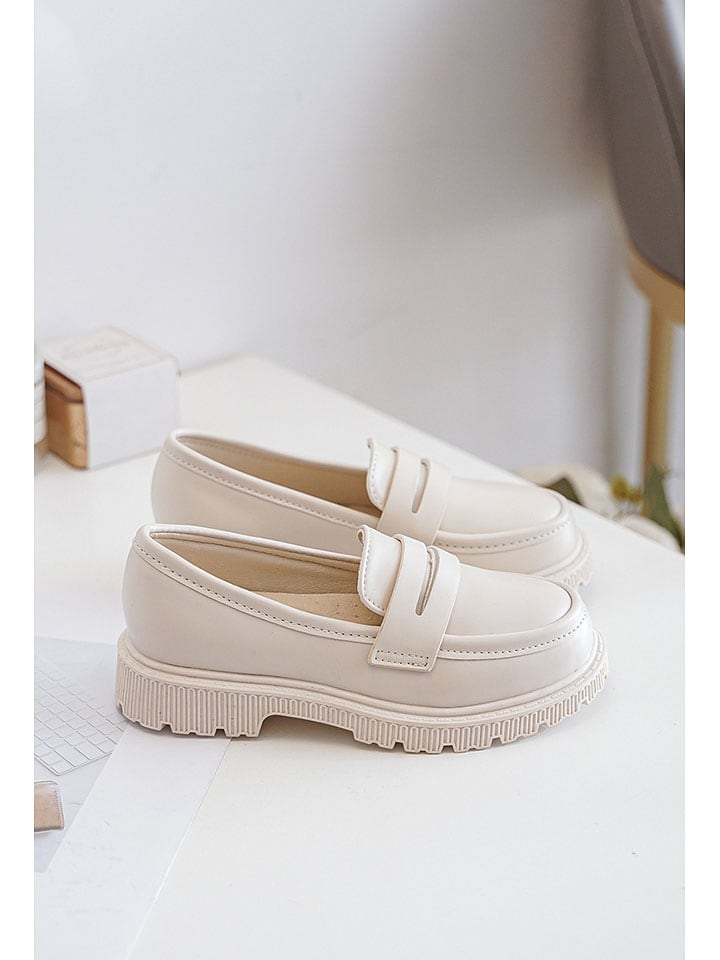 Rock & Joy Mokassins in Creme günstig kaufen