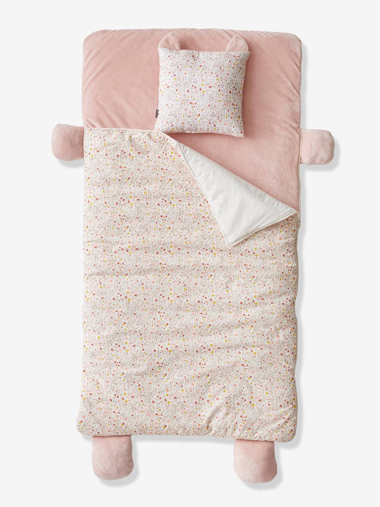 Sac de couchage Chat rose