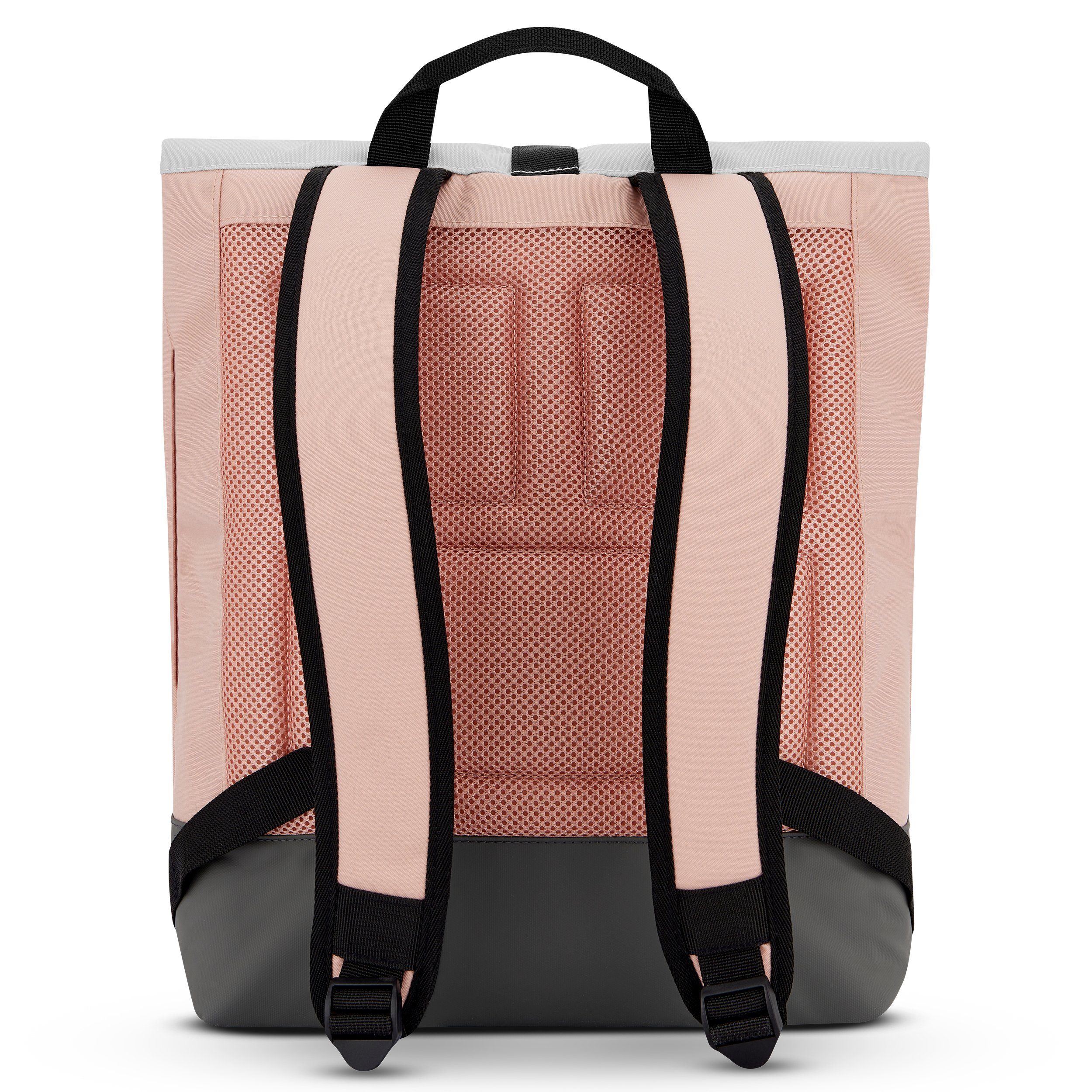 LARKSON Cityrucksack TAMMO, Rolltop Damen Herren, Laptop Fach, Flexible Größe, Wasserabweisend