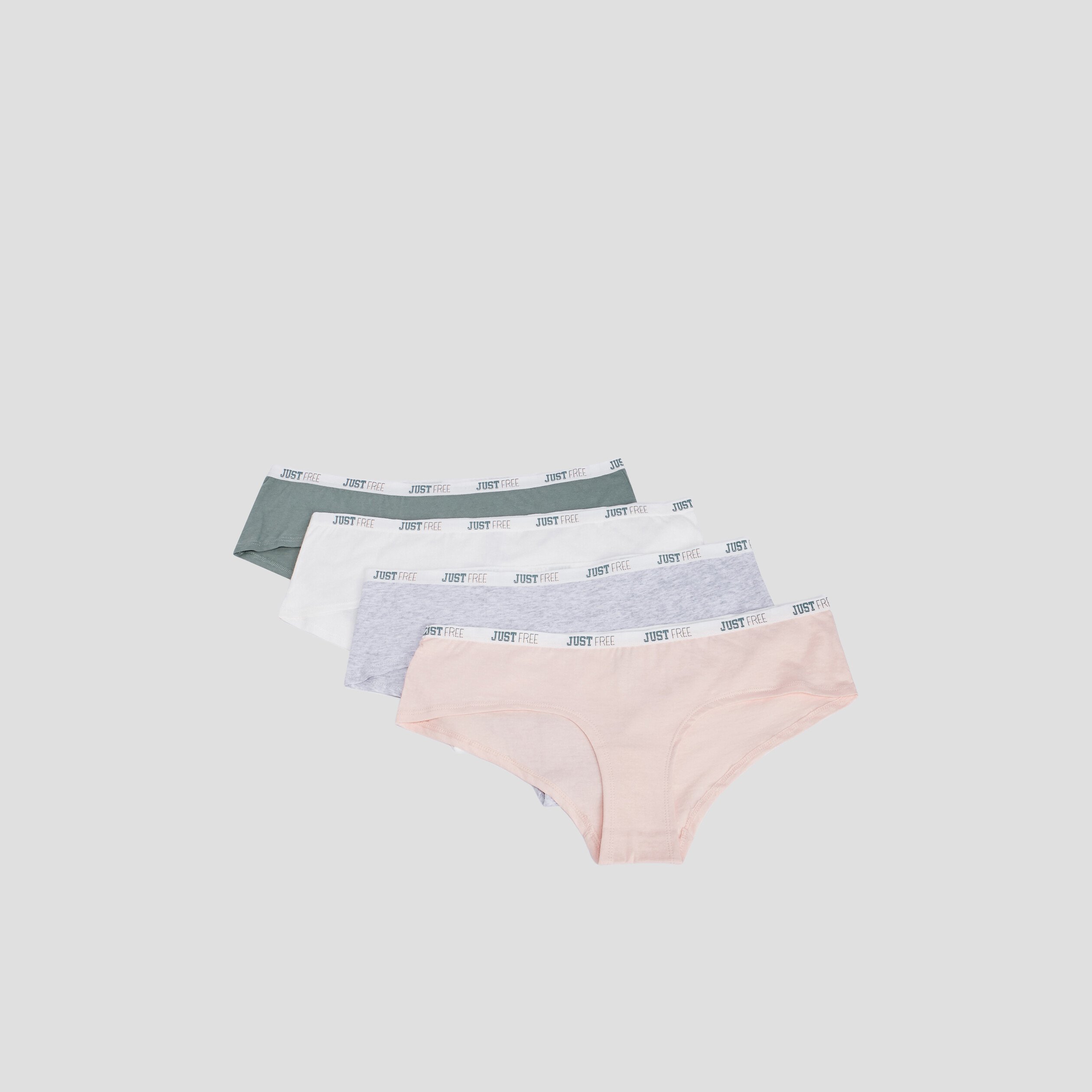 Lot 4 shortys vert kaki femme | La Halle