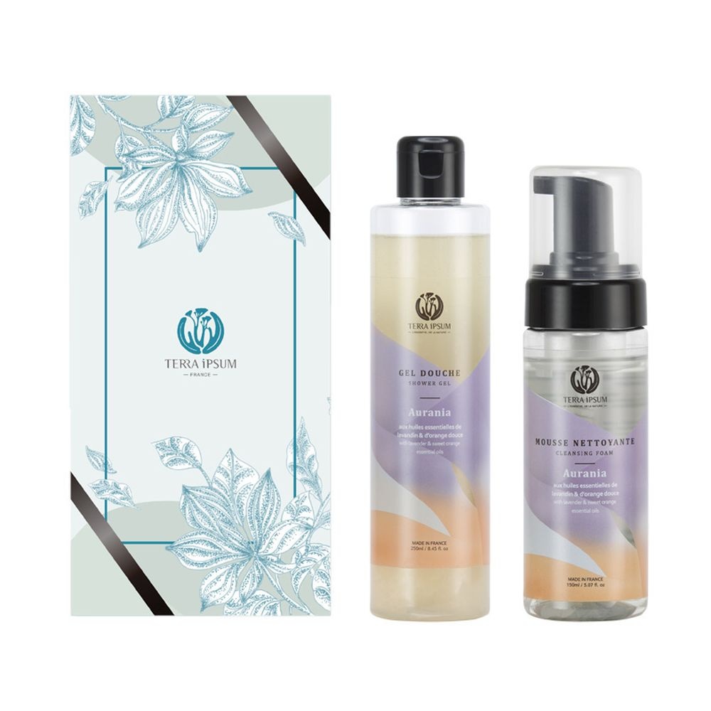 terra ipsum Coffret Fraîcheur - Gel Douche & MousseNettoyante Gel douche + Nettoyant visage