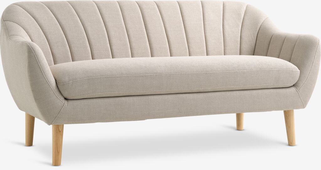 EGEDAL EGEDAL 2.5-seater sofa in beige/oak fabric