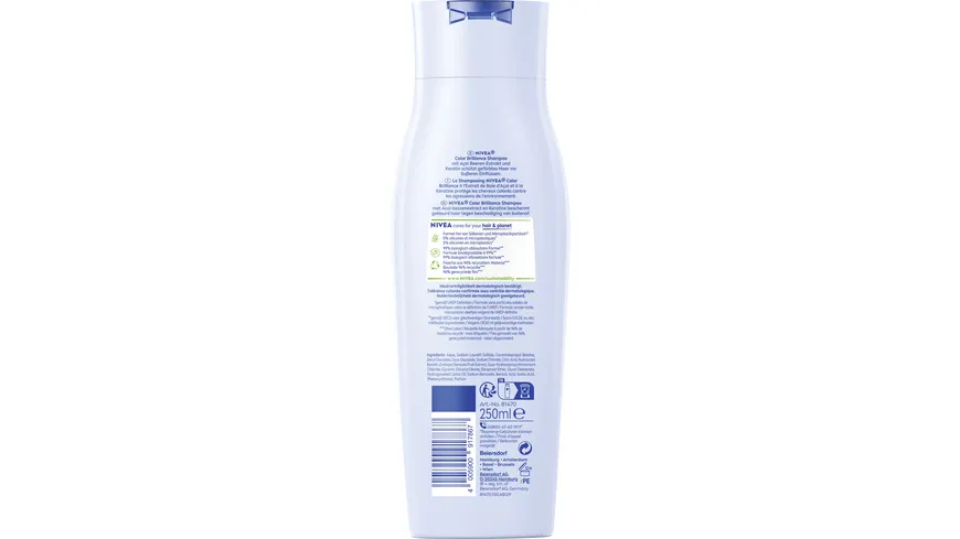 NIVEA Color Schutz Shampoo Glanz Serum & Farb-Pflege Komplex 250 ml