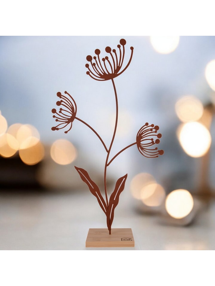 UNUS Aufsteller Deko-Blume in Rost günstig kaufen