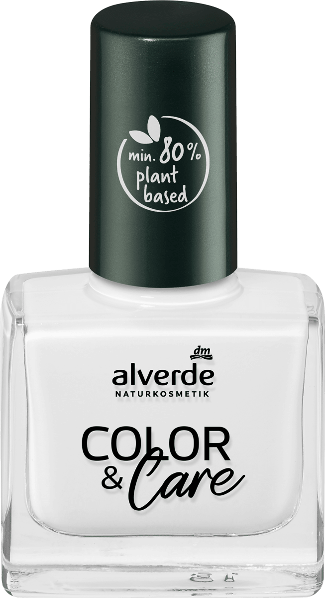 Nagellack Color & Care Nail Polish 20 Real White, 10 ml