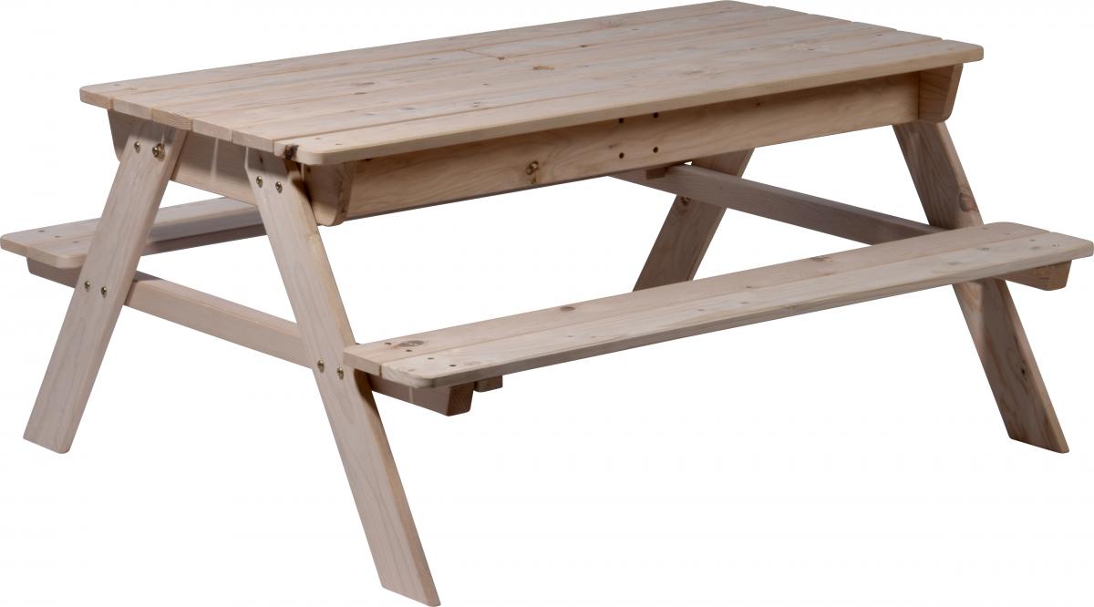 dobar Kinder Picknick-Tisch inkl. Matschkiste