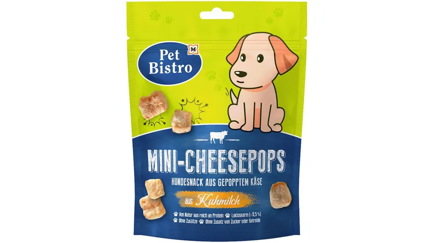 Pet Bistro Hundesnack Mini-Cheesepops aus Kuhmilch 40 g