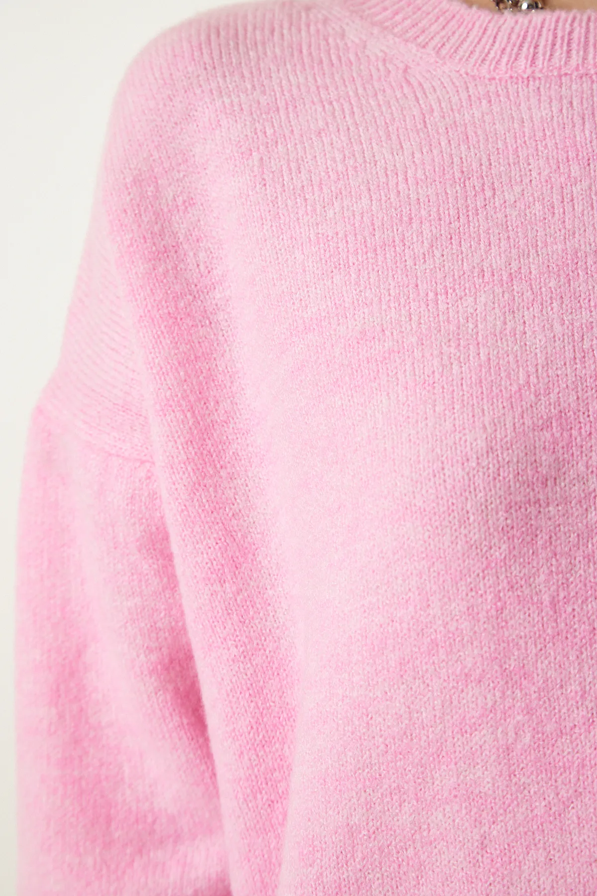 Happiness İstanbul  Pullover - Rosa - Oversized