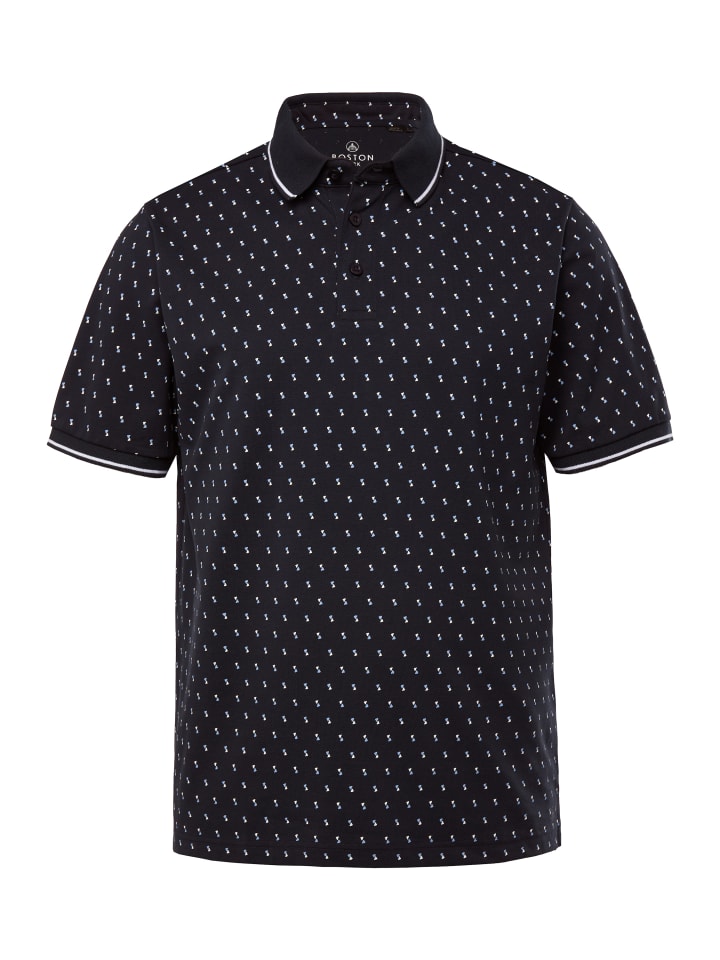 Boston Park Poloshirt in navy blau günstig kaufen