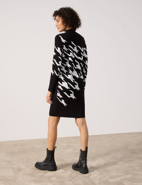 Strickkleid mit Jacquard-Muster
