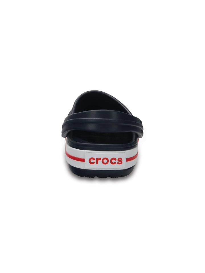 Crocs Clogs Crocband in marineblau/rot günstig kaufen