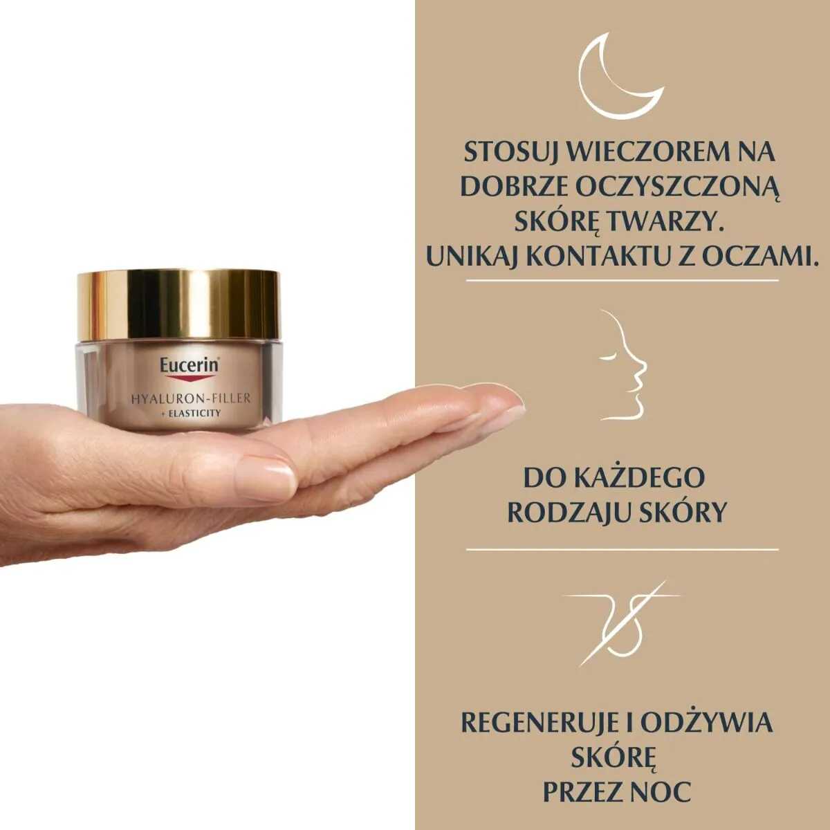 Eucerin Hyaluron Filler + Elasticity noćna krema