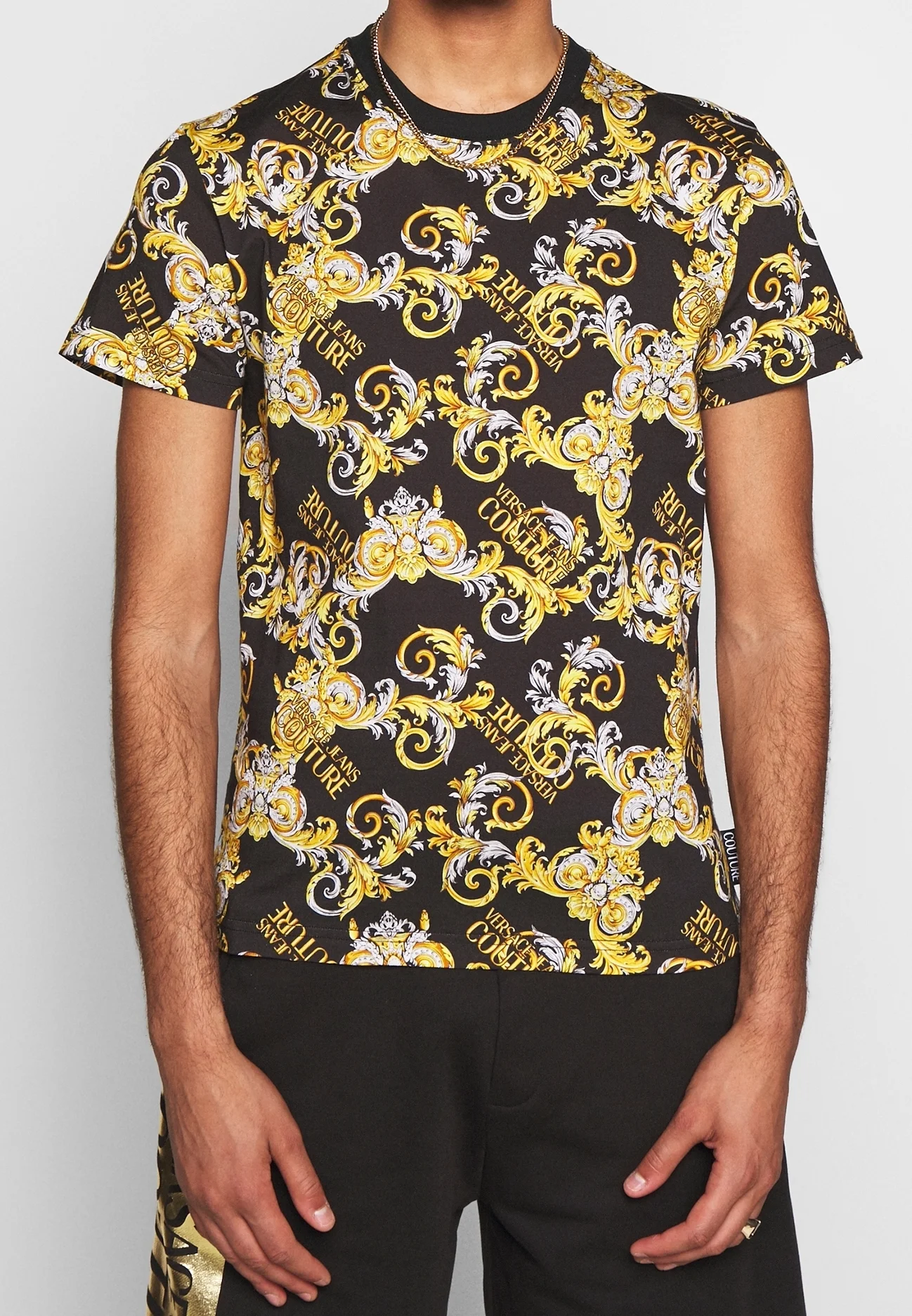 Camiseta con estampado de Versace Jeans Couture