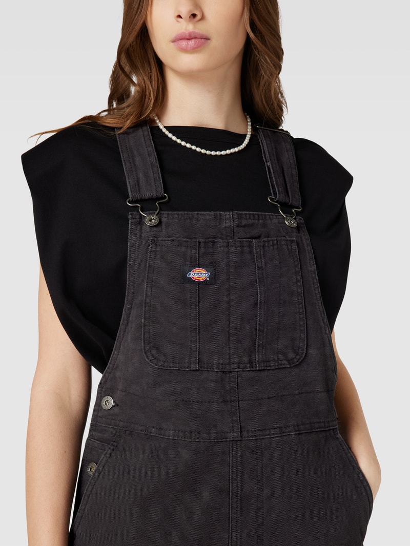 Jumpsuit in Jeans-Optik Modell 'DUCK' in schwarz