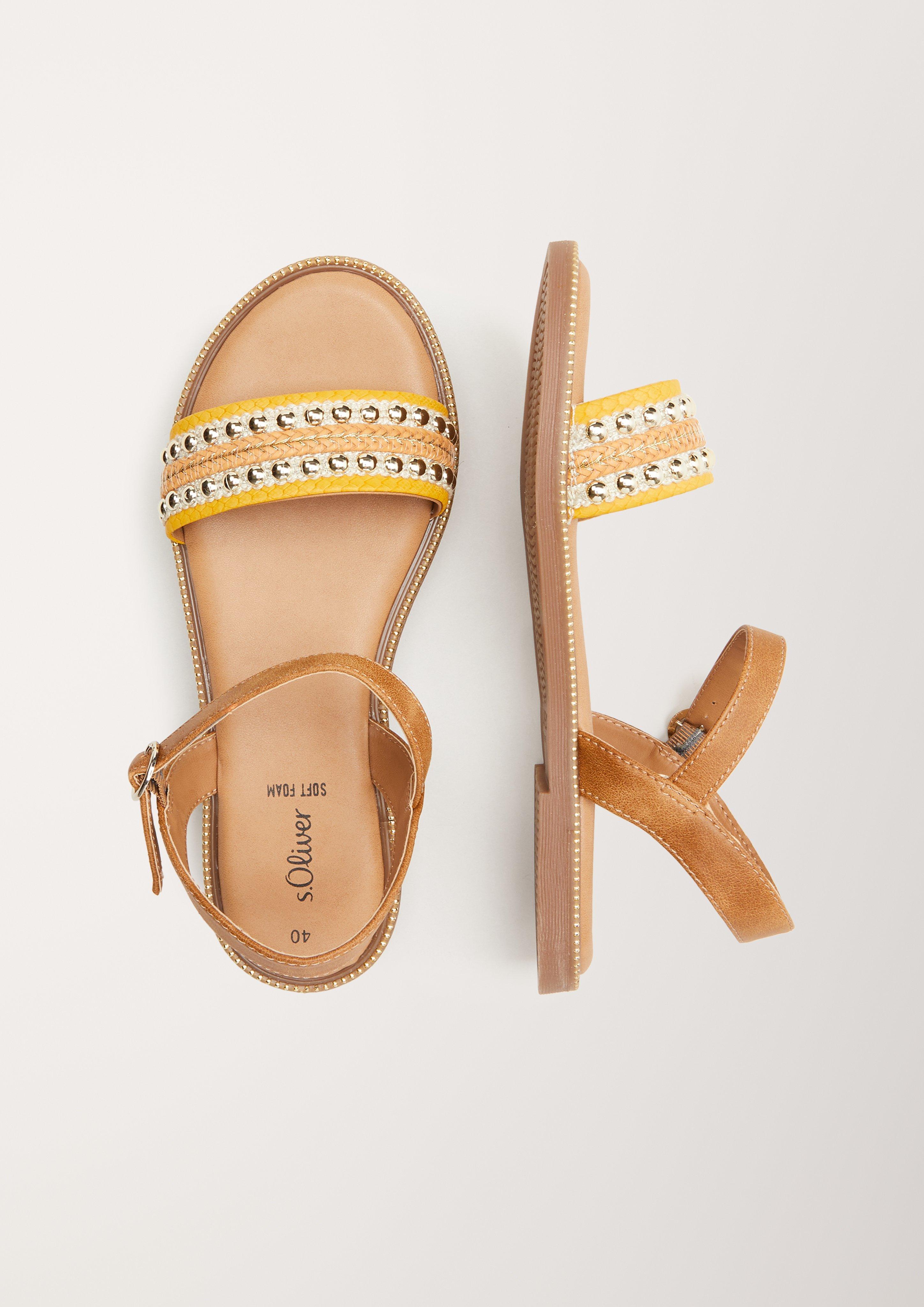Sandalen mit Schmucksteinchen  6005328-318