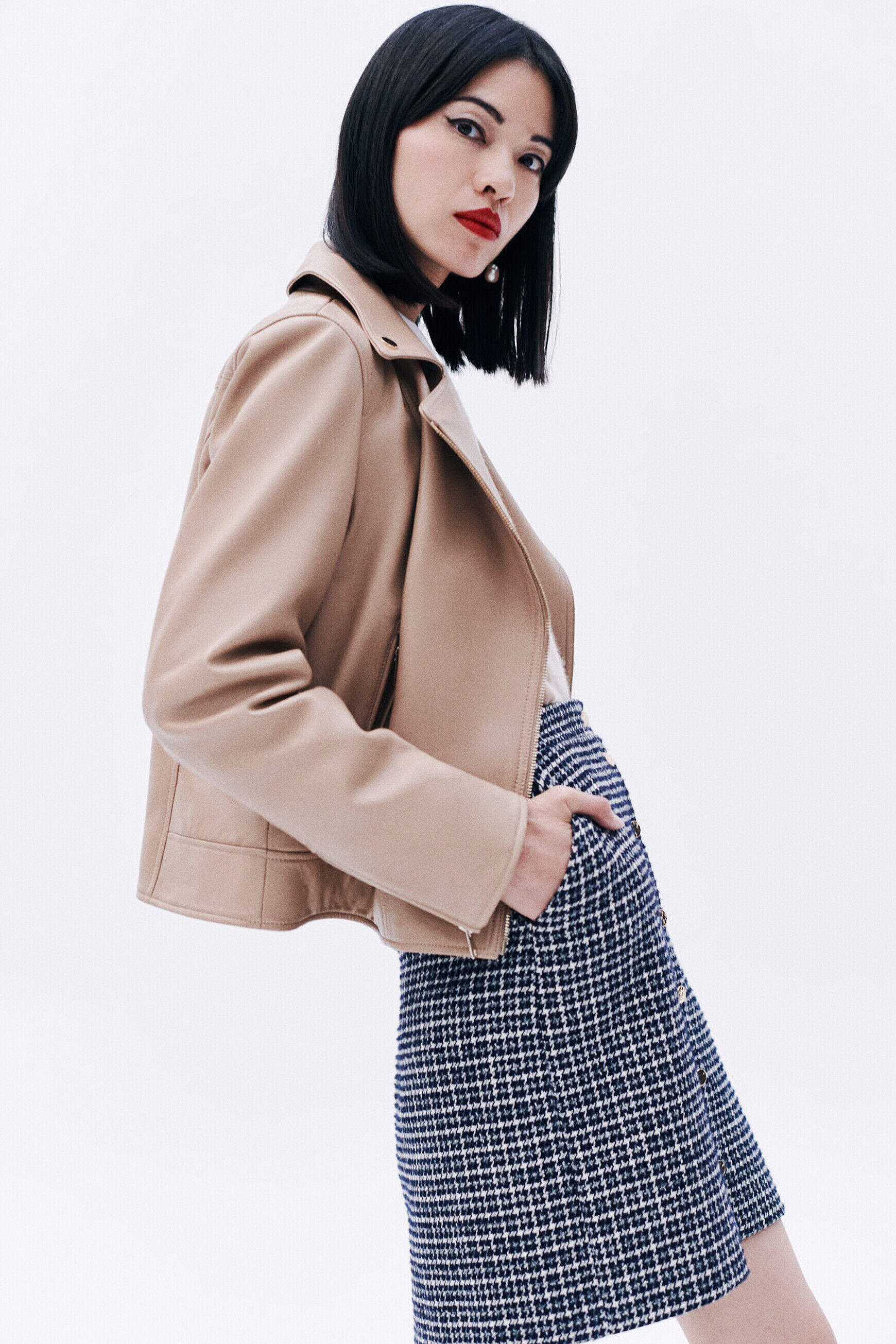 Veste vesna marron femme