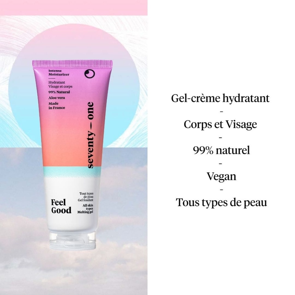 seventyOne percent Feel Good Gel fondant/Corps,Visage/Hydratant