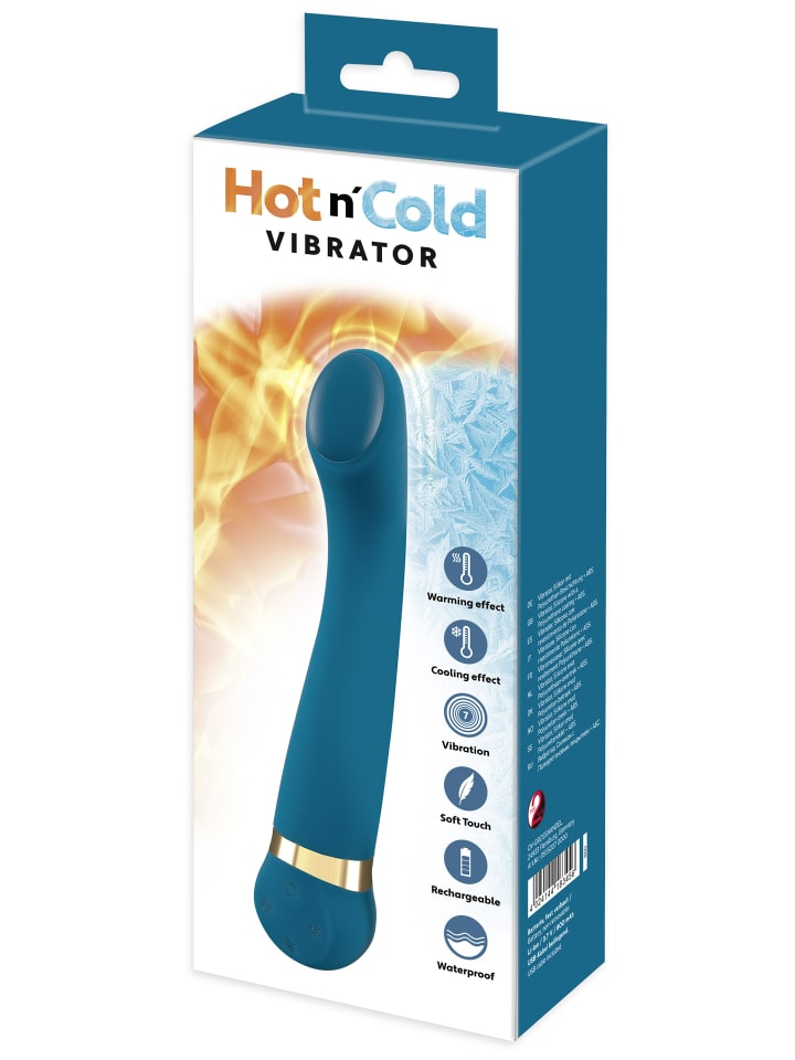 You2Toys Vibrator Hot 'n Cold Vibrator in türkis günstig kaufen 21,5 cm