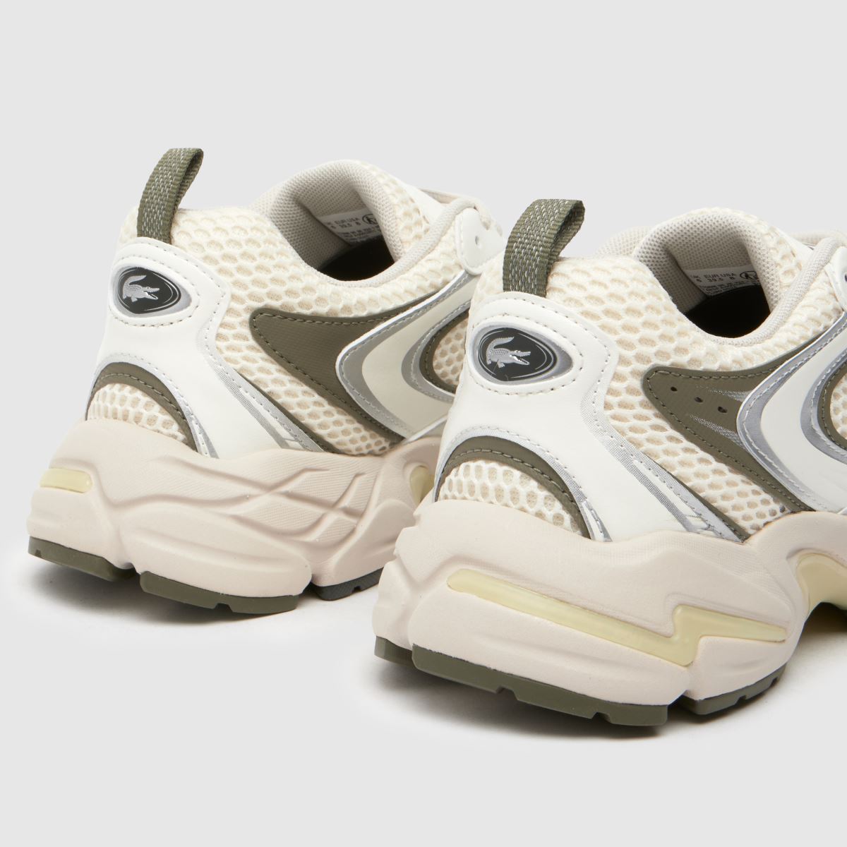 Lacoste športni copati Storm 96 2k v beli in zeleni barvi