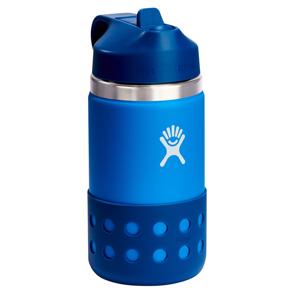 KIDS WIDE MOUTH STRAW CAP AND BOOT - Trinkflasche
