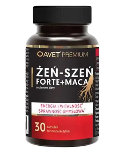 Avet Pharma Ginseng Forte + Maca, kapsule