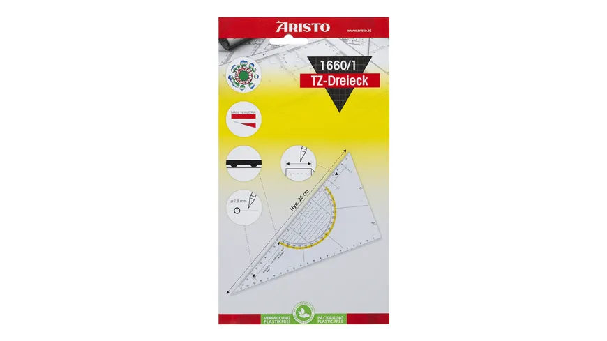 ARISTO TZ-Dreieck ohne Griff 22,5cm