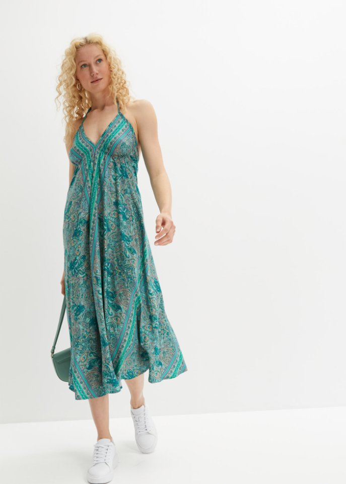 Sommerkleid mit tiefem Rückenausschnitt