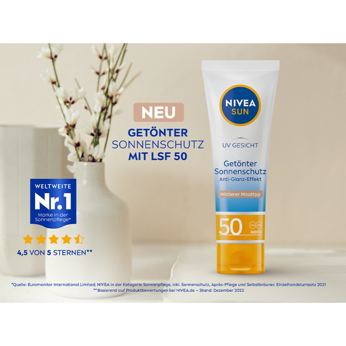 UV Gesicht Getönter Sonnenschutz
