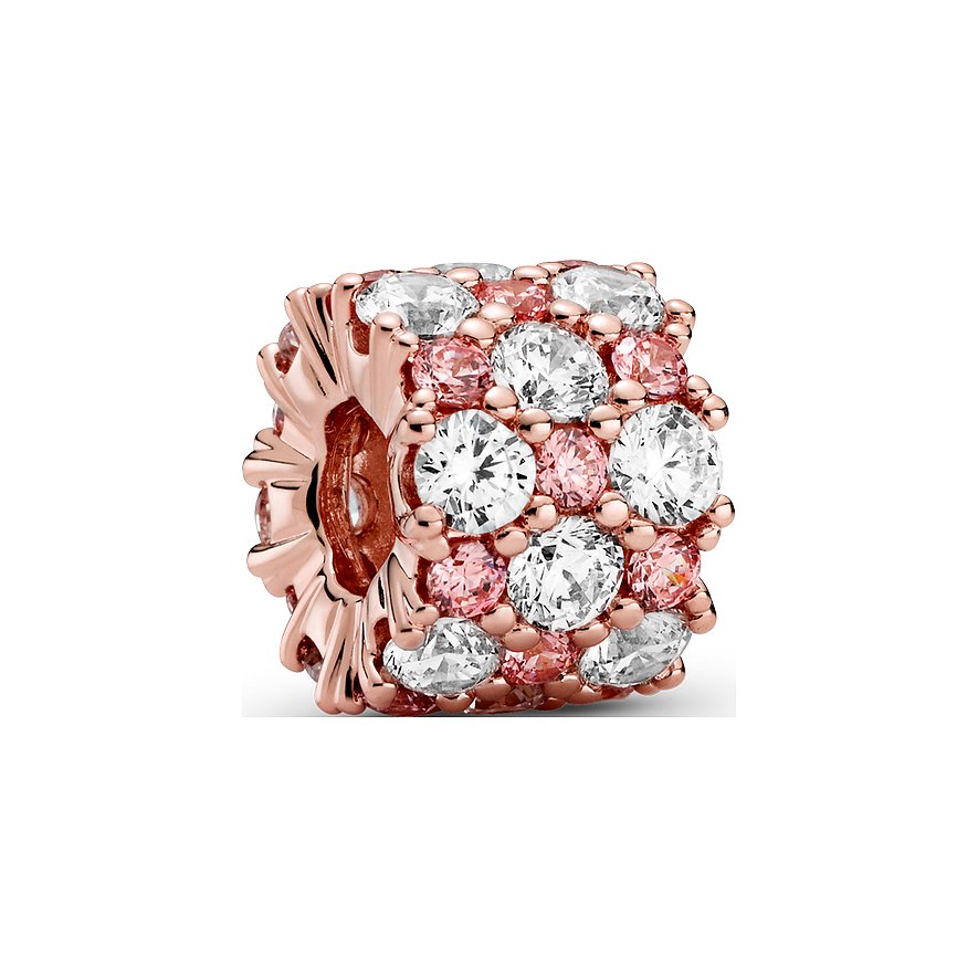 Pandora Charm Timeless Rosafarbenes und Klares Funkelndes