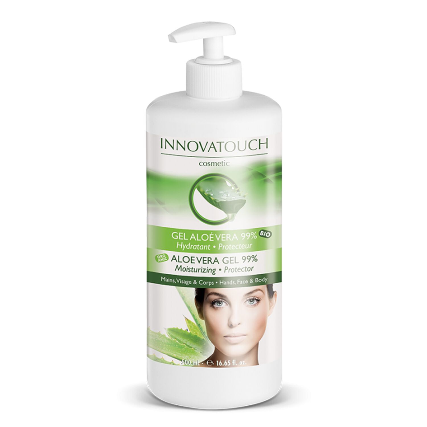 Innovatouch Gel Aloe Vera Hydratant & Protecteur - Mains, Visage & Corps